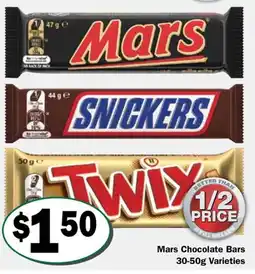 Friendly Grocer Mars Chocolate Bars offer