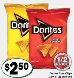 Friendly Grocer Doritos Corn Chips offer