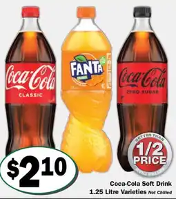 Friendly Grocer Coca Cola Soft Drink Varieties offer