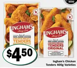 Friendly Grocer Inghams Chicken Tenders Varieties offer