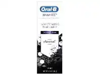 Pharmacy4Less Oral-B Toothpaste 3D White Therapy 95g Brilliance Charcoal offer
