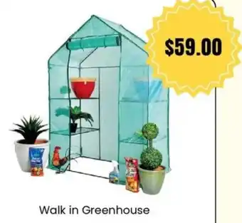 Walk in Greenhouse