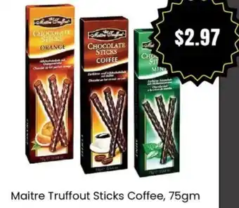 Maitre Truffout Sticks Coffee