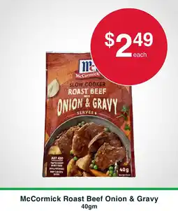 Australian Butchers Store McCormick Roast Beef Onion & Gravy offer