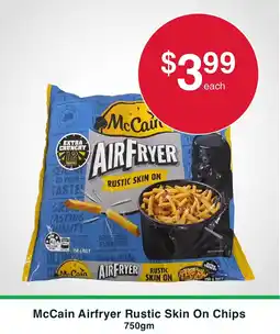 Australian Butchers Store McCain Airfryer Rustic Skin On Chips offer