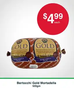Australian Butchers Store Bertocchi Gold Mortadella offer