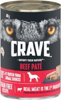 Coles Crave Dog Food 400g offer