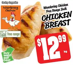 Farmer Jack's Wandering chicken free range bulk chicken breast offer