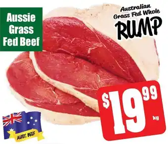 Farmer Jack's Australian grass fed whole rump offer