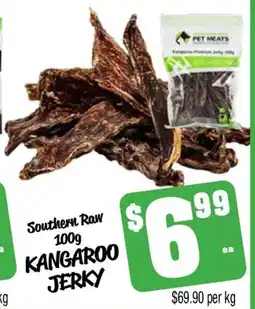 Farmer Jack's Southern raw kangaroo jerky offer