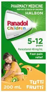 Discount Drug Stores Panadol Children 5-12 Years Suspension Tutti Frutti Flavour offer