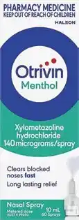Discount Drug Stores Otrivin Menthol Nasal Spray offer