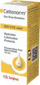 Discount Drug Stores Cationorm Preservative Free Eye Drops offer