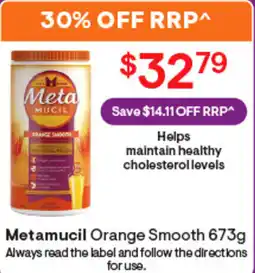 Discount Drug Stores Metamucil Orange Smooth offer