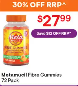 Discount Drug Stores Metamucil Fibre Gummies offer