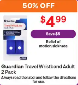 Discount Drug Stores Guardian Travel Wristband Adult offer