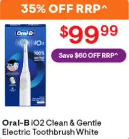 Discount Drug Stores Oral-B iO2 Clean & Gentle Electric Toothbrush White offer