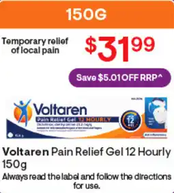 Discount Drug Stores Voltaren Pain Relief Gel 12 Hourly offer