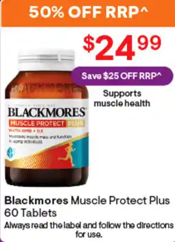 Discount Drug Stores Blackmores Muscle Protect Plus 60 Tablets offer