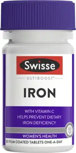 Discount Drug Stores Swisse Ultiboost Iron 30 Tablets offer