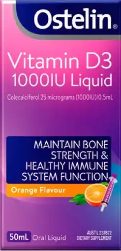 Discount Drug Stores Ostelin Vitamin D3 1000IU Liquid offer
