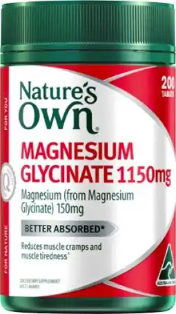 Discount Drug Stores Nature’s Own Magnesium Glycinate 200 Tablets offer