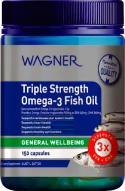 Discount Drug Stores Wagner Triple Strength Omega-3 Fish Oil 150 Capsules offer