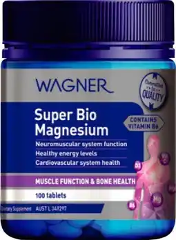 Discount Drug Stores Wagner Super Bio Magnesium 100 Tablets offer