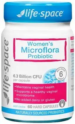 Discount Drug Stores Life-Space Women’s Microflora Probiotic 60 Capsules offer