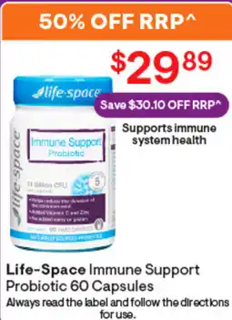 Discount Drug Stores Life-Space Immune Support Probiotic 60 Capsules offer