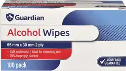 Discount Drug Stores Guardian Alcohol Wipes offer