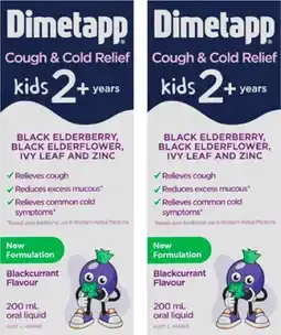 Discount Drug Stores Dimetapp Kids 2 + Years Cough & Cold Relief offer