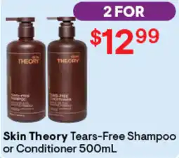 Discount Drug Stores Skin Theory Tears Free Shampoo or Conditioner offer