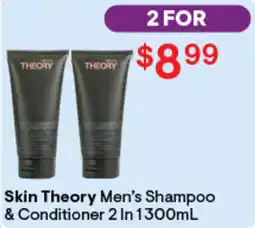 Discount Drug Stores Skin Theory Mens Shampoo & Conditioner 2 In offer
