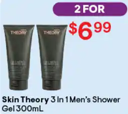 Discount Drug Stores Skin Theory 3 In 1 Mens Shower Gel offer