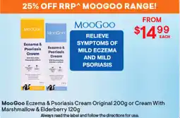 Discount Drug Stores MooGoo Eczema & Psoriasis Cream Original or Cream With Marshmallow & Elderberry offer