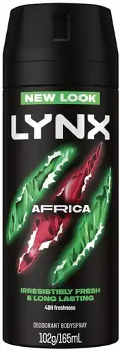 IGA Lynx Deodorant Body Spray or Antiperspirant offer