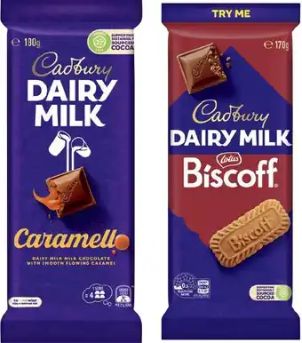 IGA Cadbury Chocolate Blocks offer