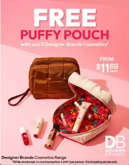 Discount Drug Stores Designer Brands Cosmetics Range offer