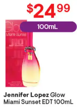 Discount Drug Stores Jennifer lopez glow miami sunset edt offer