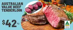 IGA Australian value beef tenderloin offer