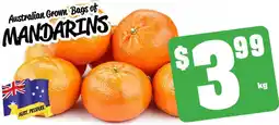 Farmer Jack's Australian grown bags of mandarins offer
