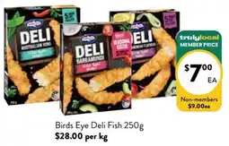 Farmer Jack's Birds Eye Deli Fish offer