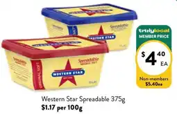 Farmer Jack's Western Star Spreadable offer