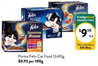 Farmer Jack's Purina Felix Cat Food offer