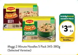 Farmer Jack's Maggi 2 Minute Noodles offer