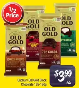 Farmer Jack's Cadbury Old Gold Block Chocolate offer
