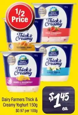 Farmer Jack's Dairy Farmers Thick & Creamy Yoghurt offer