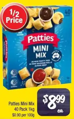 Farmer Jack's Patties Mini Mix offer