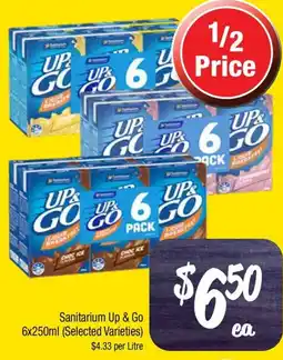 Farmer Jack's Sanitarium Up & Go offer